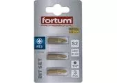 Fortum 4741372 Krížový bit 3ks, PZ 2x25mm, S2