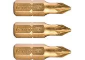 Fortum 4741371 Krížový bit 3ks, PZ 2x25mm, S2