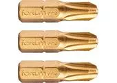Fortum 4741273 Krížový bit 3ks, PZ 3x25mm, S2