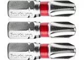 Fortum 4741203 Krížový bit 3ks, PH 3x25mm, S2