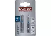 Fortum 4741311 Krížový bit 2ks, PZ 1x50mm, S2