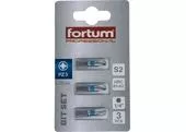 Fortum 4741303 Krížový bit 3ks, PZ 3x25mm, S2