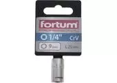 Fortum 4701409 Nástrčná hlavica 9mm, 1/4”