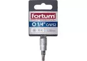 Fortum 4701604 Zástrčná hlavica HEX, HX 4, 1/4”