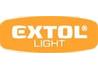 Extol Light 43196 Čiapka čierna/trblietavá s čelovým svetlom, LED 4x45lm, 300mAh Li-ion